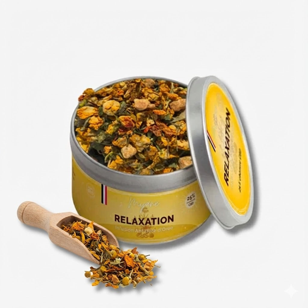 Infusion Bio Relaxation – L'Antidote Doré contre le Stress