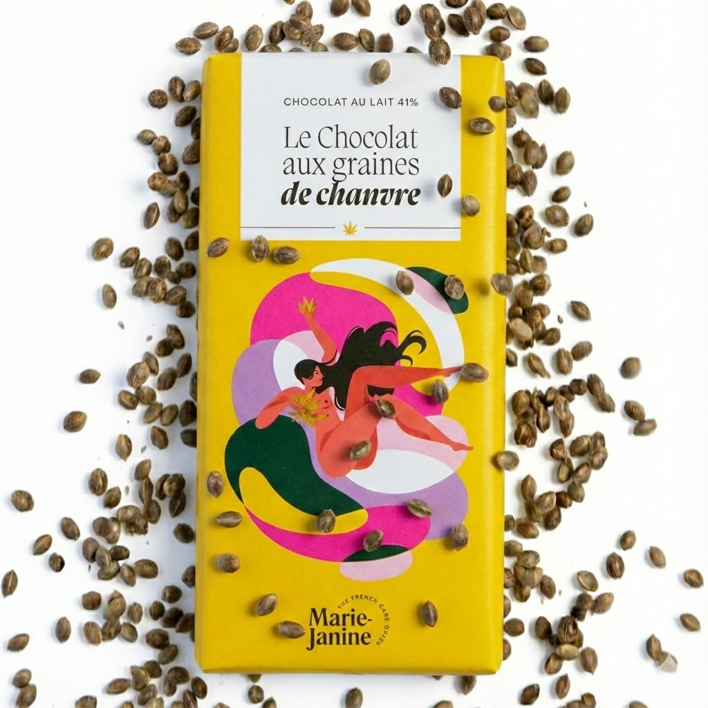 Chocolat au Lait & Éclats de Chanvre
