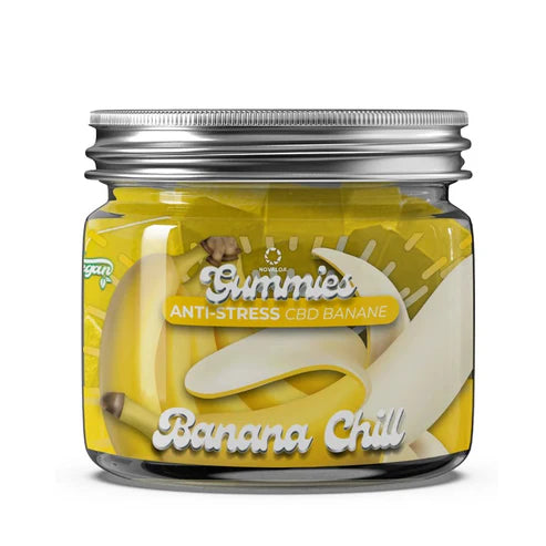 🍌 Gummies Anti-Stress – Banana Chill – CBD + GABA + Magnésium