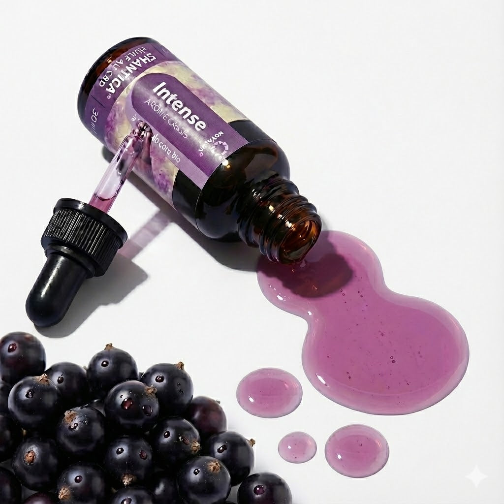 Huile CBD l’intense Spectre complet saveur cassis