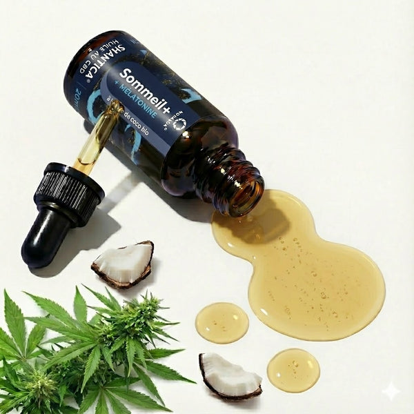 Huile CBD-CBN & mélatonine Sommeil+
